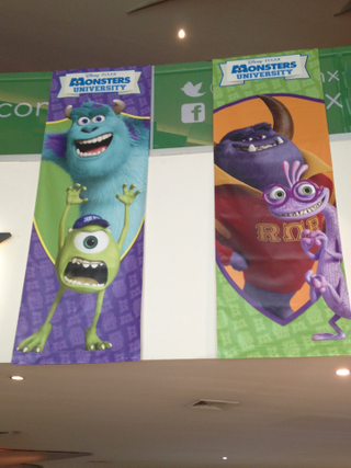 Illustration for article titled Monsters University banners reveal the villainous Monster Frat